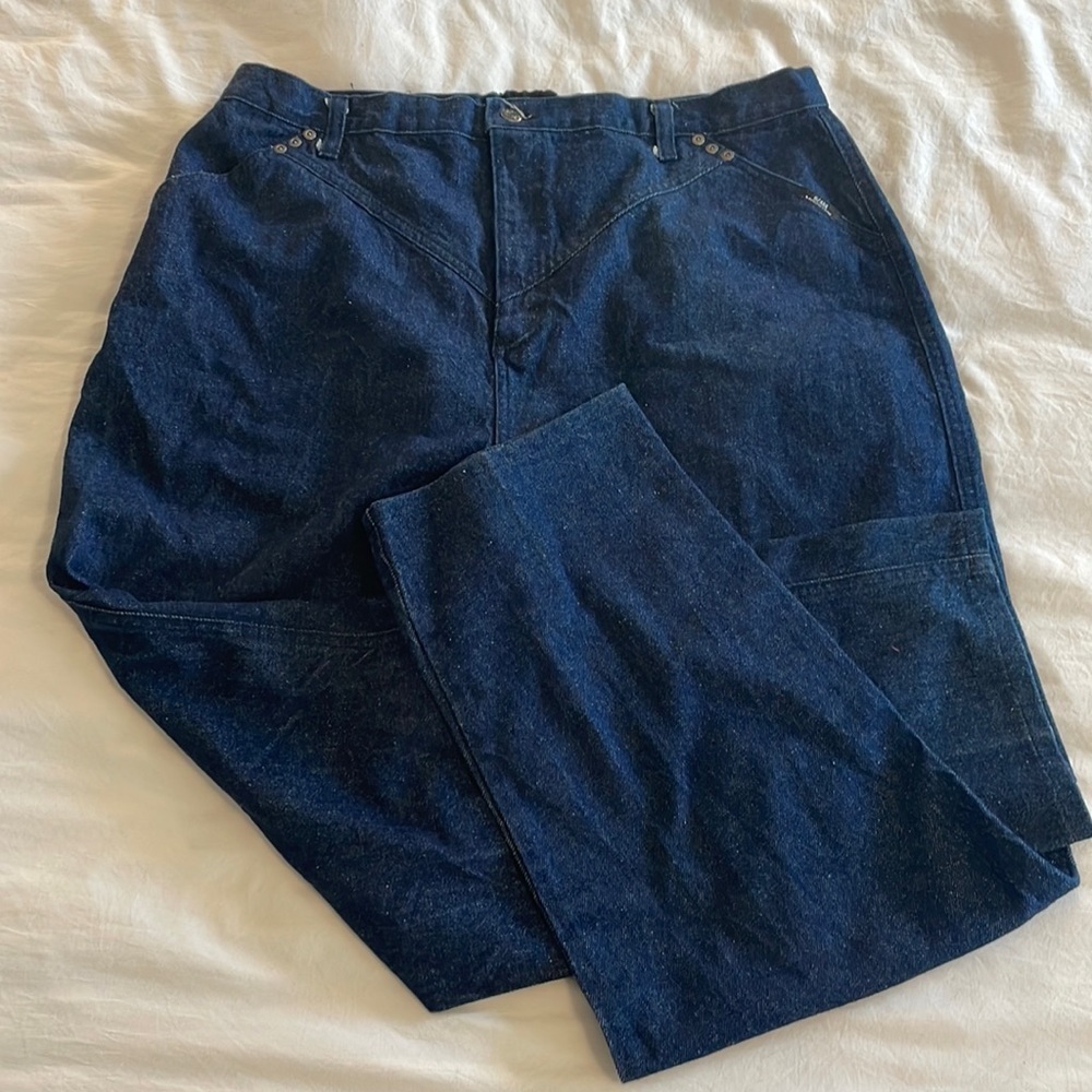 Vintage Ozark Mountain Western Wear Bareback Jeans